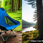 캠핑 가구 추천 - A lightweight camping chair with anodized aluminum frame and waterproof Oxford fabric seat, designed...